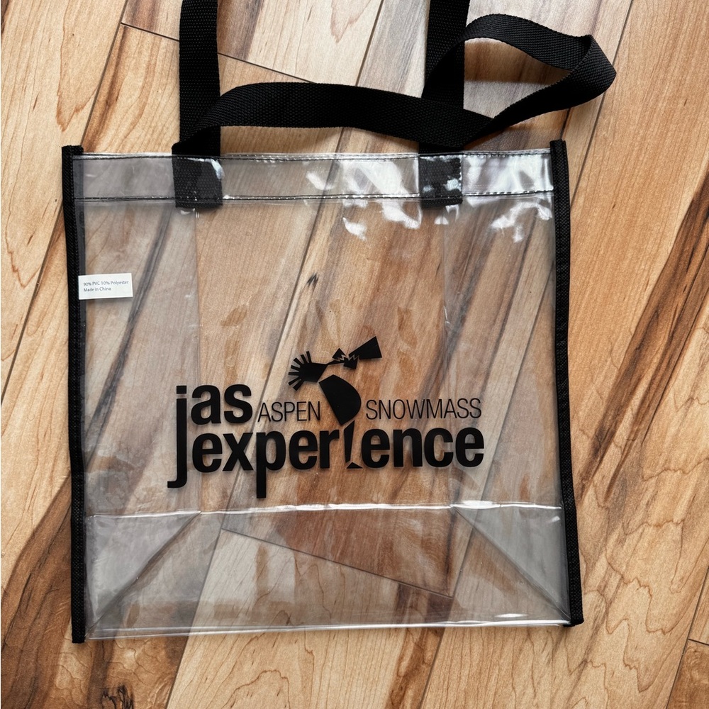 Clear Tote Bag - Black